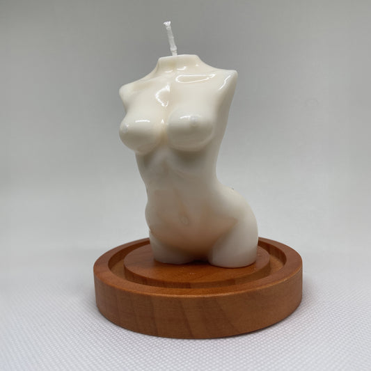 Female Body Torso Soy Wax Sculpture Candle