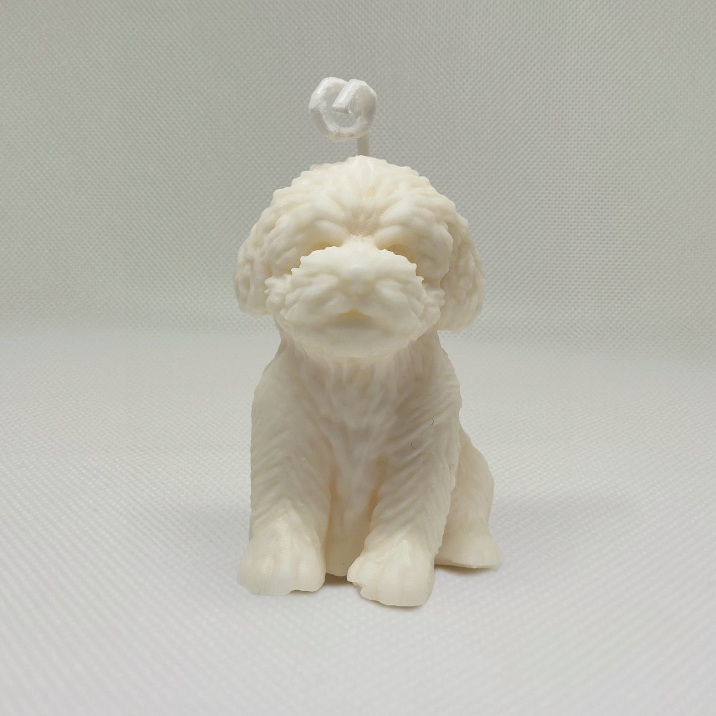 Sitting Puppy Candle